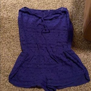 Beach cover up romper